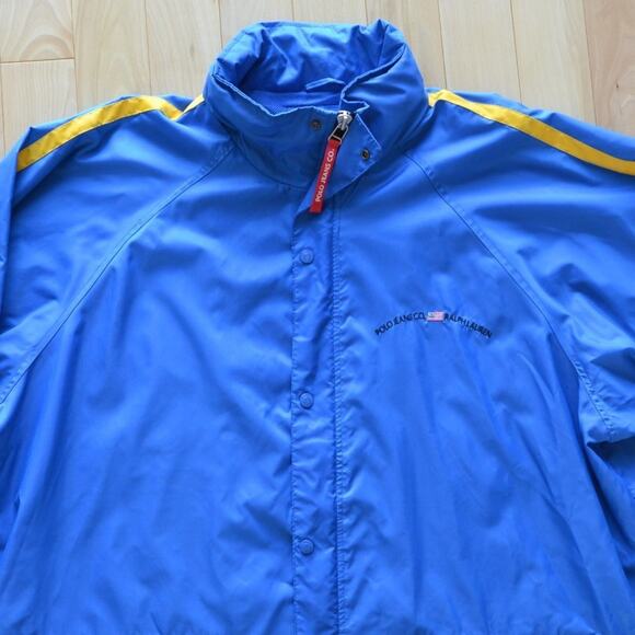 Vintage Polo Jeans Co Ralph Lauren Windbreaker Rain Jacket Size XXL - Picture 2 of 7
